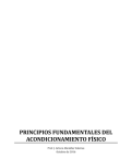 PRINCIPIOS FUNDAMENTALES DEL ACONDICIONAMIENTO FÍSICO